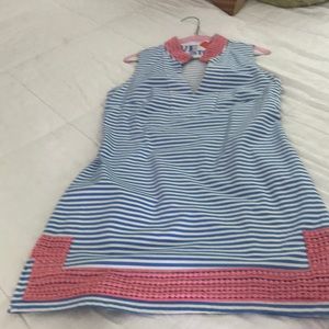 Sail & Sable Blue & White Dress